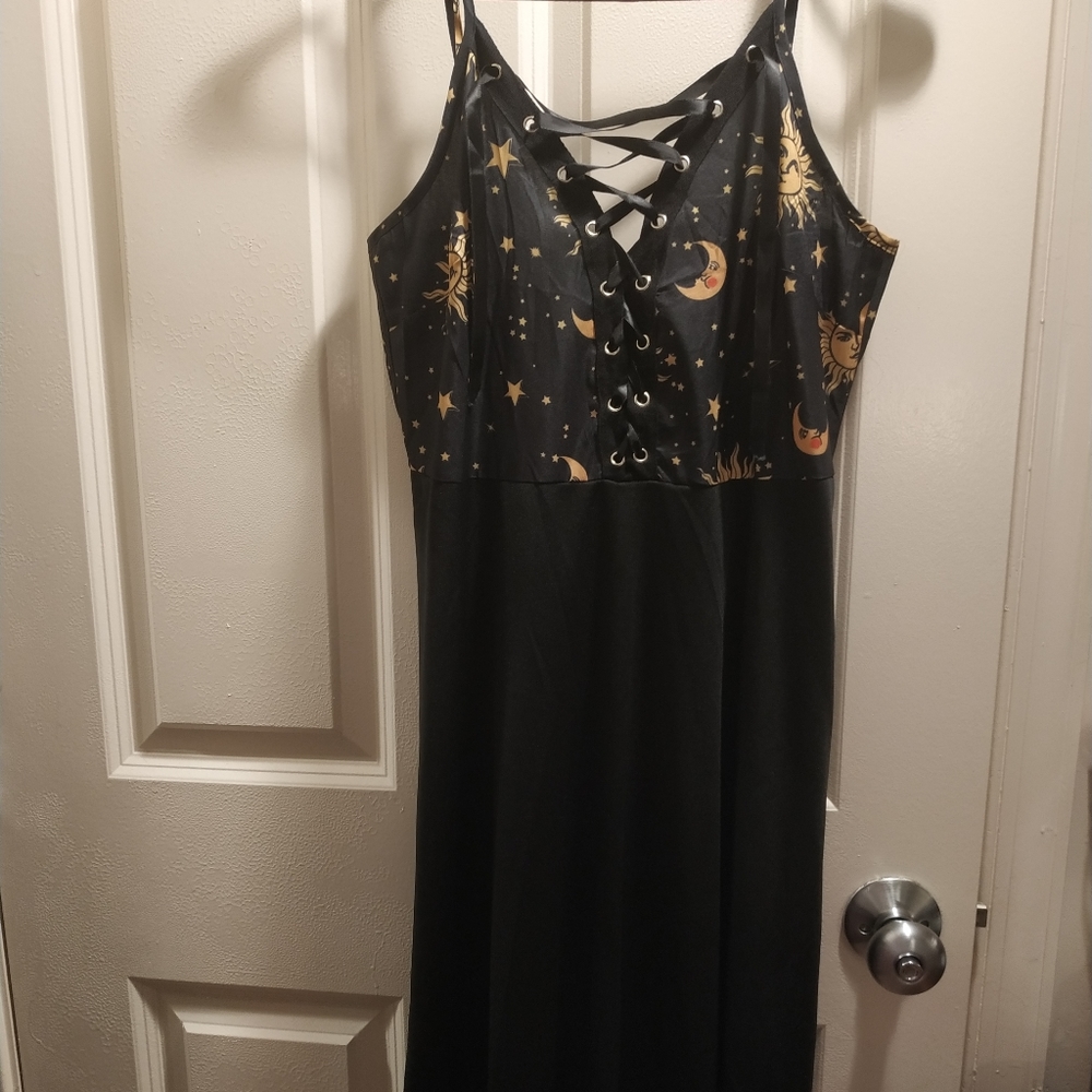 Dress with Lacey front